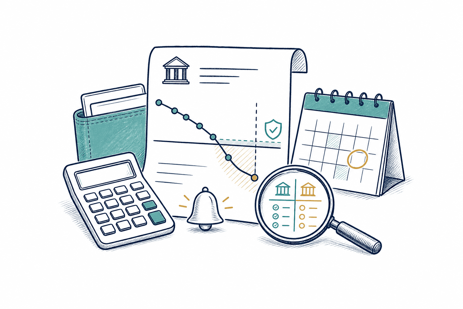 Overdraft limits, charges and account balances being compared
